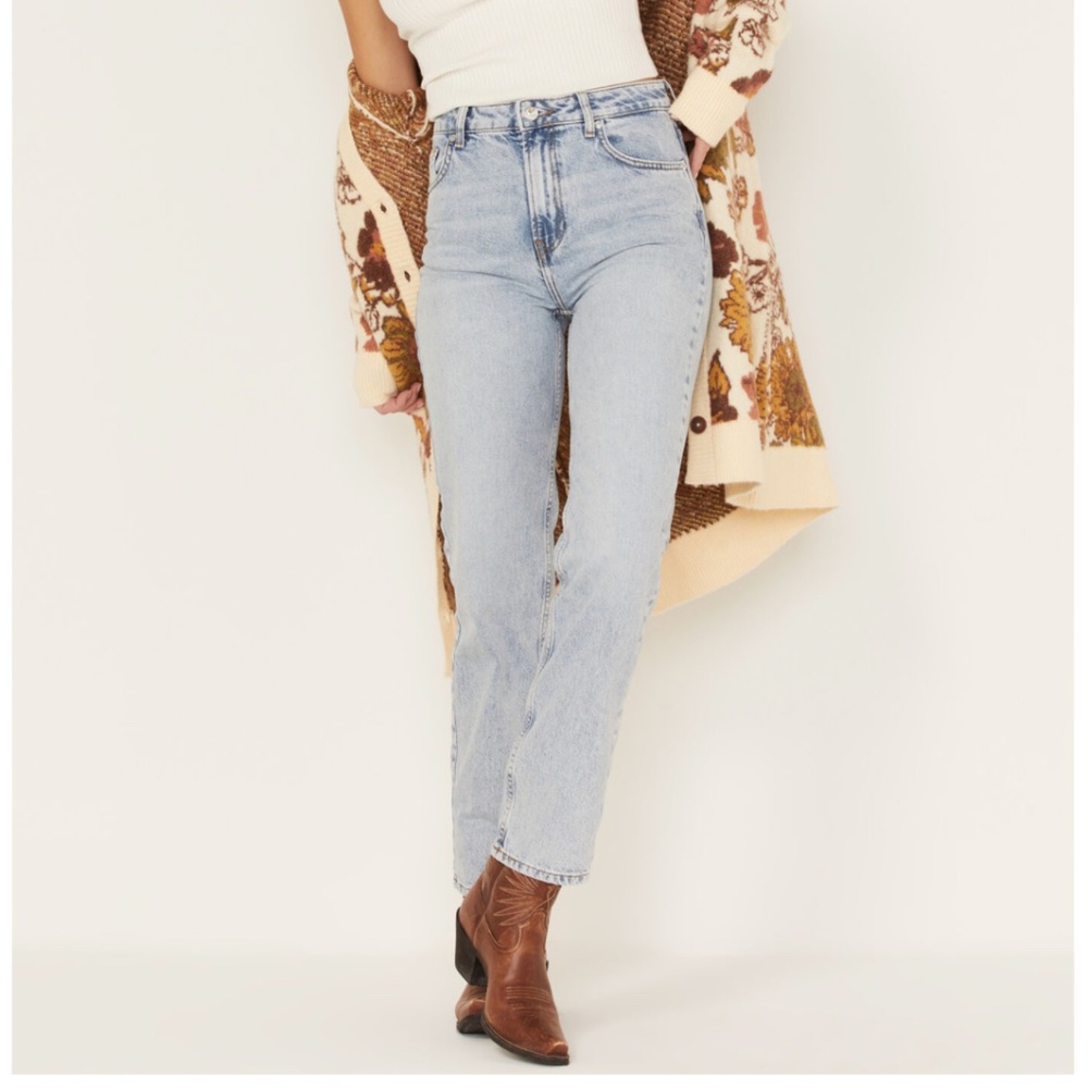 Free People Pacifica High Rise Slim Straight Jeans - SIZE 26